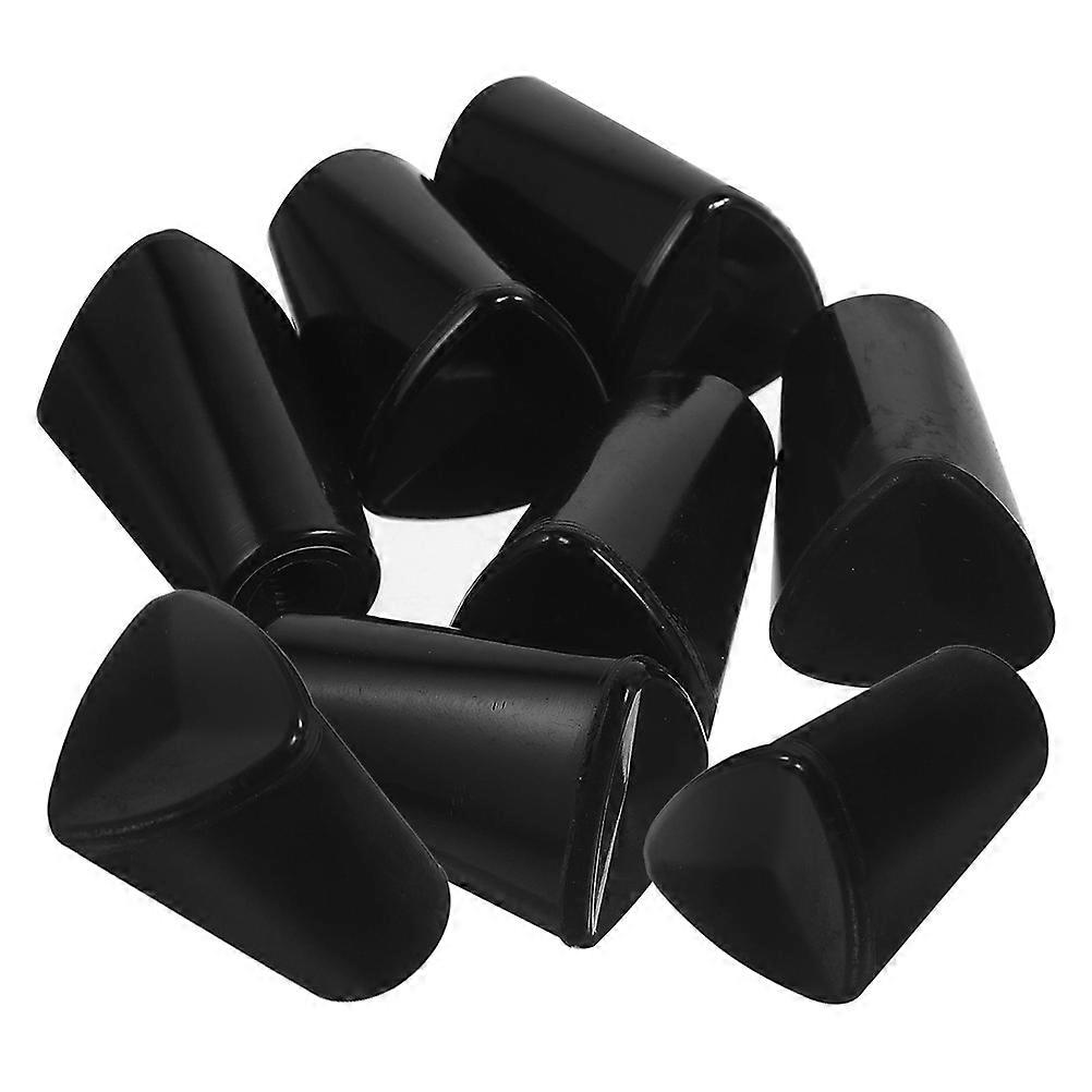 Isolated Heat Resistant Kettle Lid Knobs for Safe Use 8Pcs Black Set