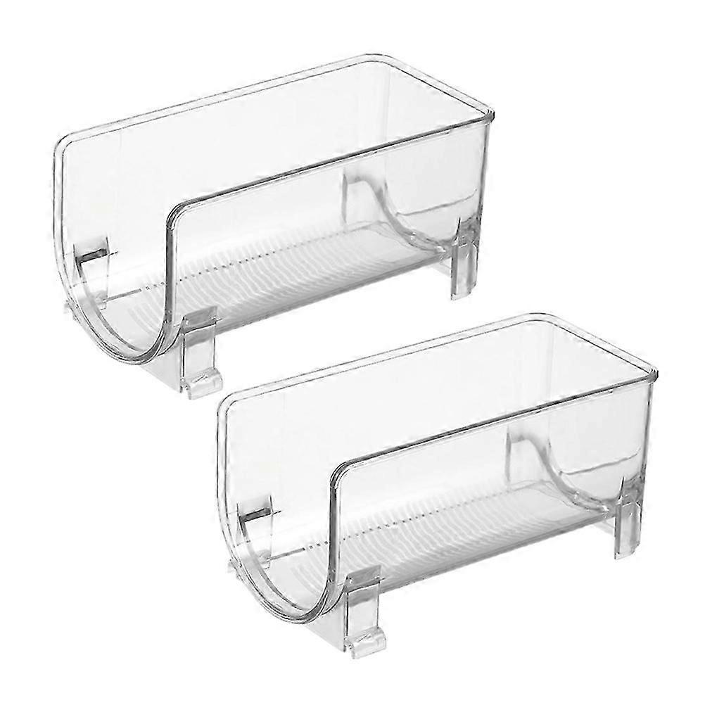 Stackable Wine Storage Racks for Storage Use 2Pcs Drawer Style Holders