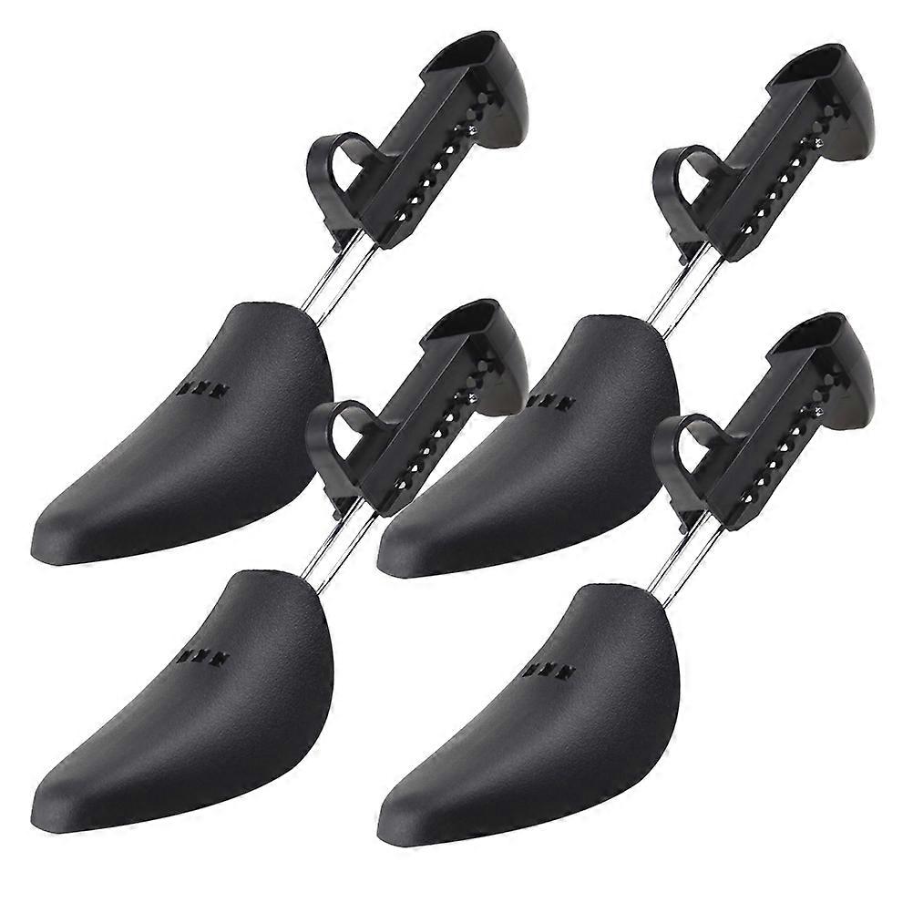 Schuhspanner-Set, 4-teilig, verstellbar, schwarz