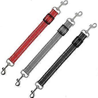3-teiliges Set Sicherheits-Halsbandclips für Hunde, reflektierendes Nylon-Ersatzhalsband, verstellbarer Halsband-Geschirr-Verbinder für Hunde, doppelseitiges Ersatzhalsband
