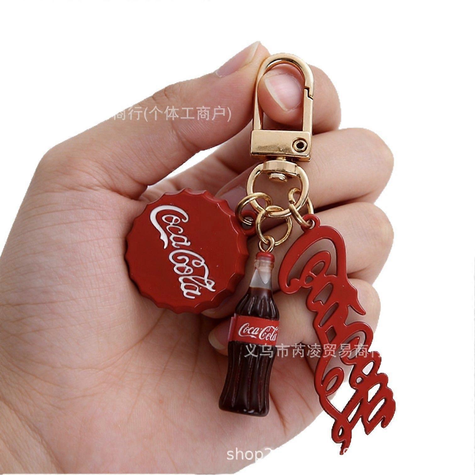 bottle keychain cute couple bag