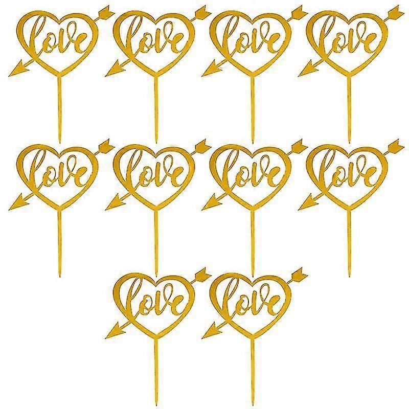 10pcs cake decorations , Cupcake Pick