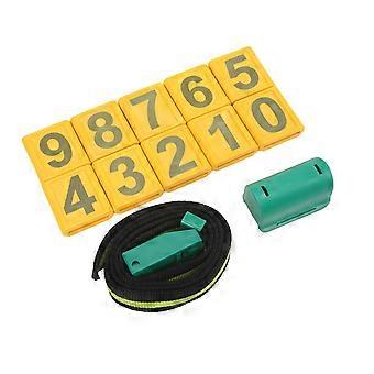 Cow Collar Wear Resistant Plastic Animal Collar with Pedometer 10 Number Plate Cow Identifying Collar compatible Animal Husbandry