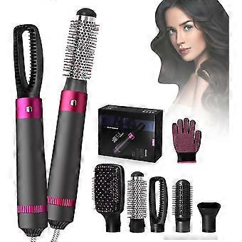 5-in-1 Hair Dryer Hot Air Brush Set, Multifunctional Hot Air Comb, Curly Hot Air Styler, Hot Air Brush, Styler Tool, Curler Negative Ionic Curler Stra