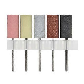 5 pezzi pratici strumenti per lucidare le unghie in silicone punta elettrica per trapano per unghie per gli appassionati di manicure domestica e cura delle unghie fai-da-te