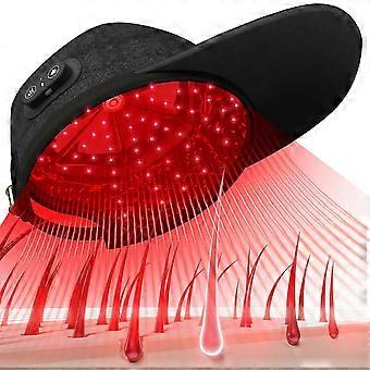 Kabellose LLLT-Laser-Haarwuchskappe, Klasse II 660 nm 850 nm Low-Level-Lasertherapie-Kappe zur Förderung des Haarwachstums und gegen Haarausfall