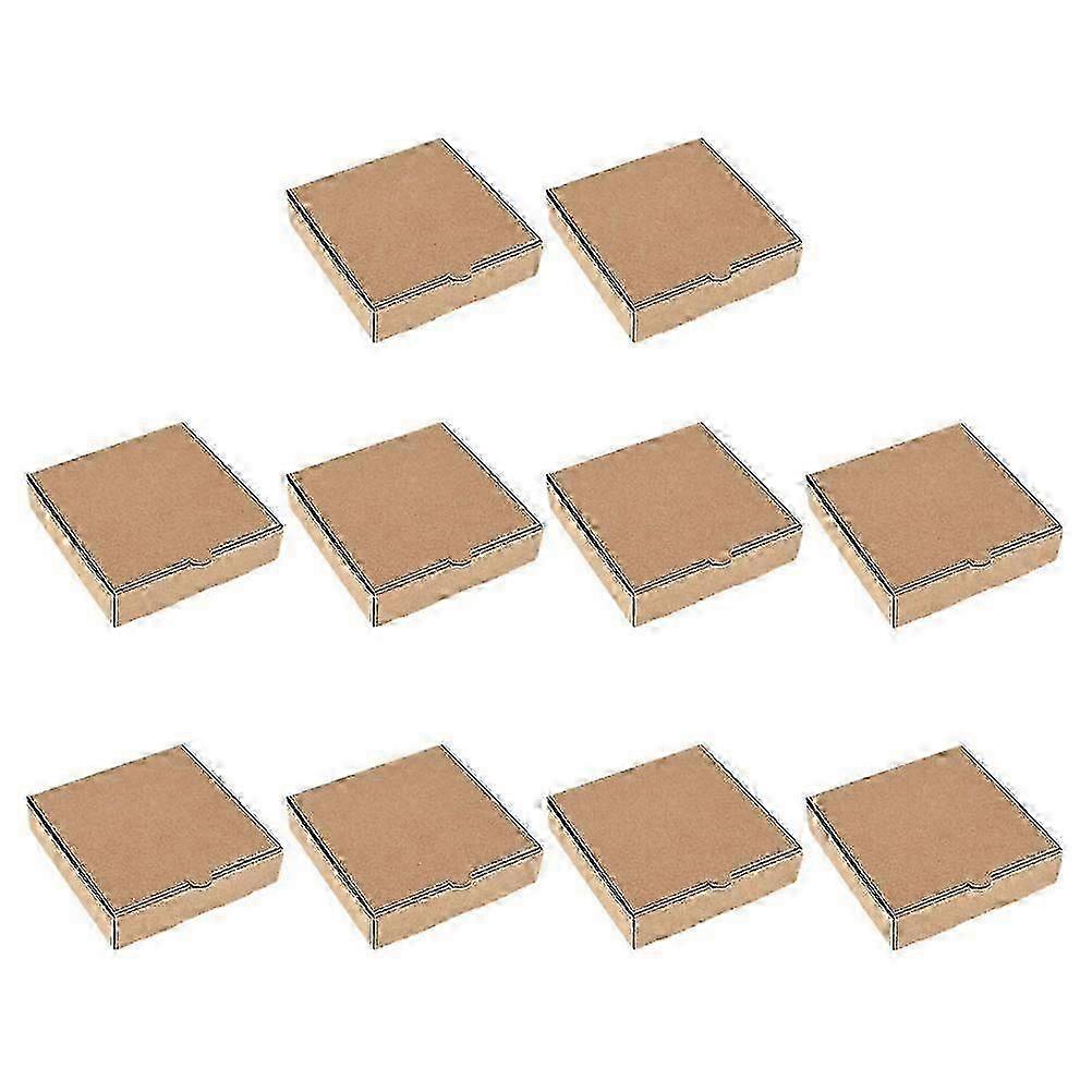10pcs Mini Pizza Boxes | Baking Restaurant Use | Dough Proofing Storage Containers