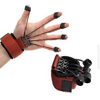 Finger and Hand Extensor Trainer Exerciser with Resistance Band Stretcher Strengthener Finger Flexion Extension Training Strengthener