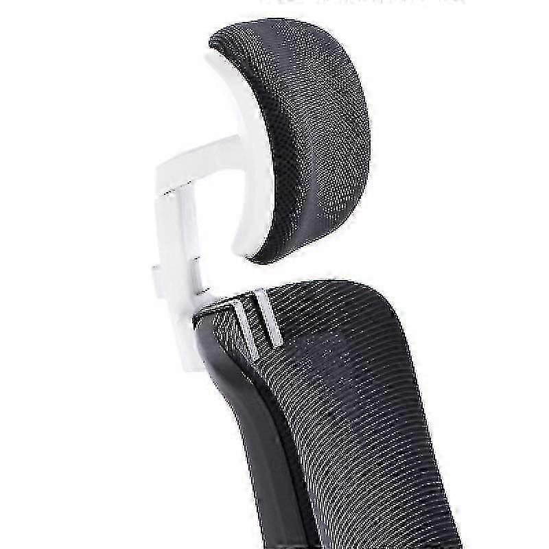 Office chair headrest attachment - Upholstered adjustable angle cushion