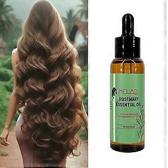 Rosemary Hair Oil for All Hair Types, 60ml Multi-Purpose Essential Oil for Hair, Body, Face, and Scalp Moisturizing