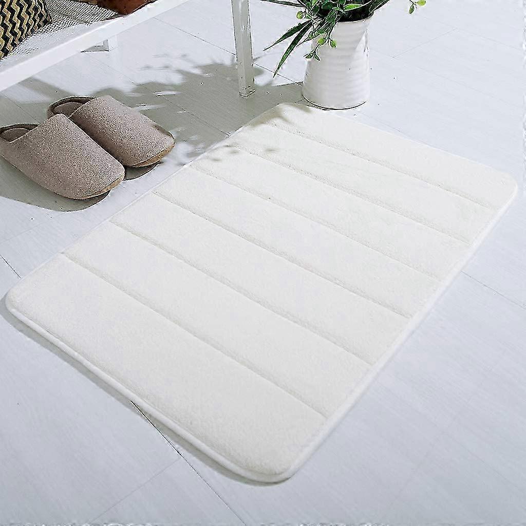Bathroom mat Memory Foam Bath Mat, Non Slip Absorbent Super Soft Microfiber Bath Mat Set