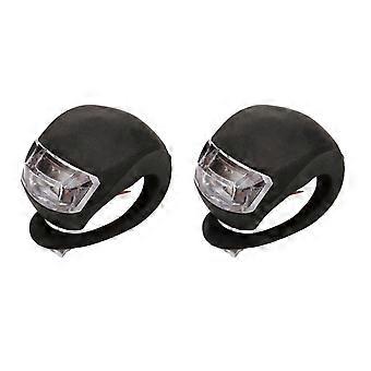 2Pcs Bike Light Lett Vanntett Sykkel Frosk Lys Super Bright Enkel installasjon Night Riding Sykling Sykkel Tail Light