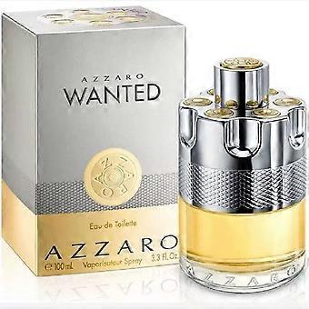 Azzaro Wanted Eau de Toilette 100ml Men's Fragrance - Silver & Gold Pistol-Shaped Perfume Bottle