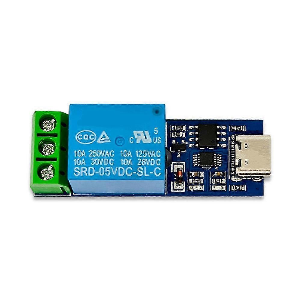 TPYE-C Interface LCUS-1 USB Relay Module USB Intelligent Control Switch Serial Port Relay