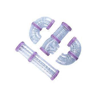 8x Non-toxic And Odorless Hamster Playground DIY Maze With Wide Tunnel Hamster Cage Accessories