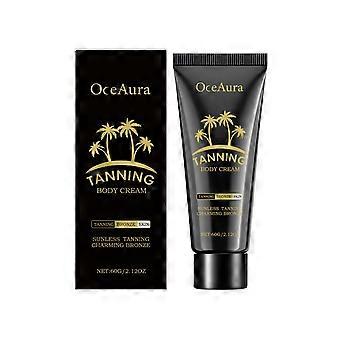 Creme autobronzeador corporal, hidratante e nutritivo para uma pele macia.