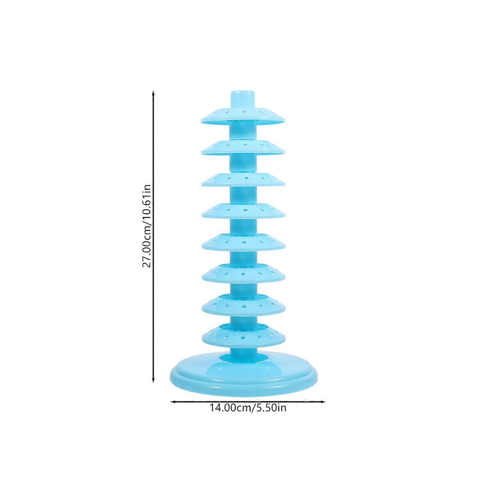 Candy Insert Adjustable Lollipop Stand for Decor Sky-Blue Display Rack