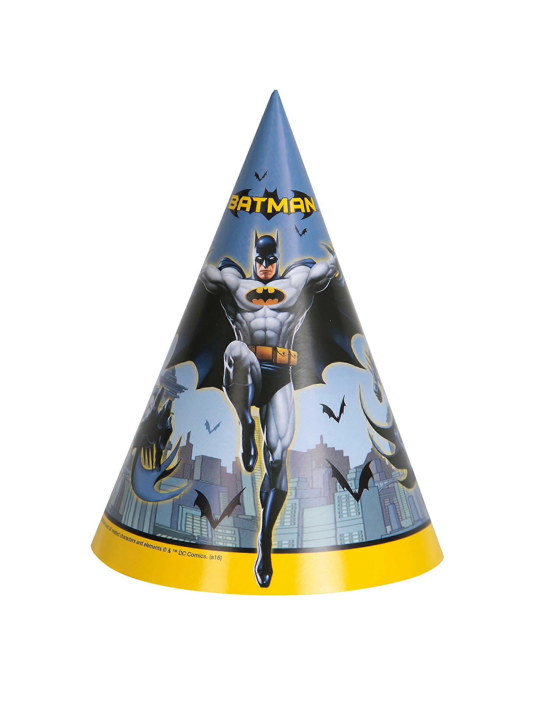 6 Batman Party Hats