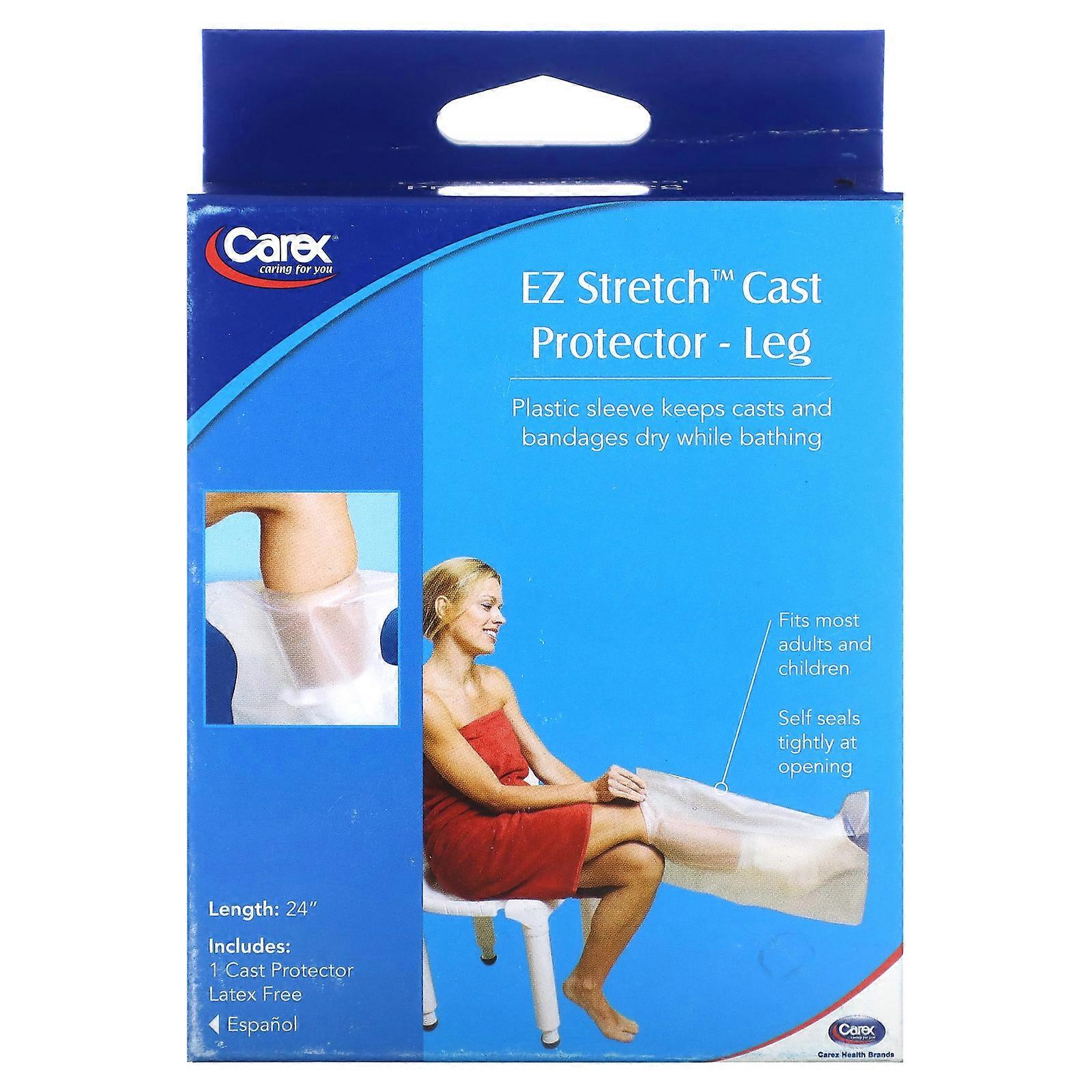 2 x Carex, EZ Stretch, Cast Protector, Leg, 1 Cast Protector