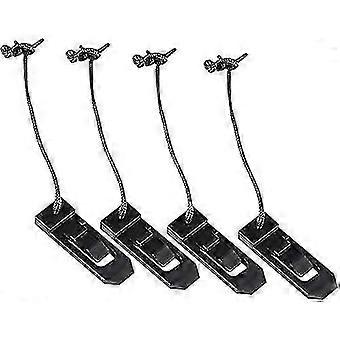 Surfboard Fins Clip Skeg Boat Tail Rudder Surfboard Fin Buckle Paddle Accessories For Surfing Water Sports(4pcs, Black yu zddk