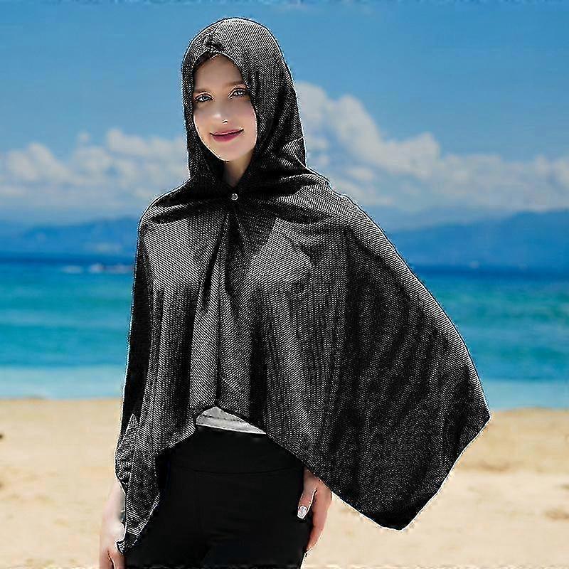 Quick-Cool Hooded UV Shield Poncho