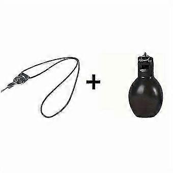 Hand Squeeze Whistle, Loud Clear Sound, Hard Plastic, Clip & Loop, Multicolor for Sports Outdoor Use