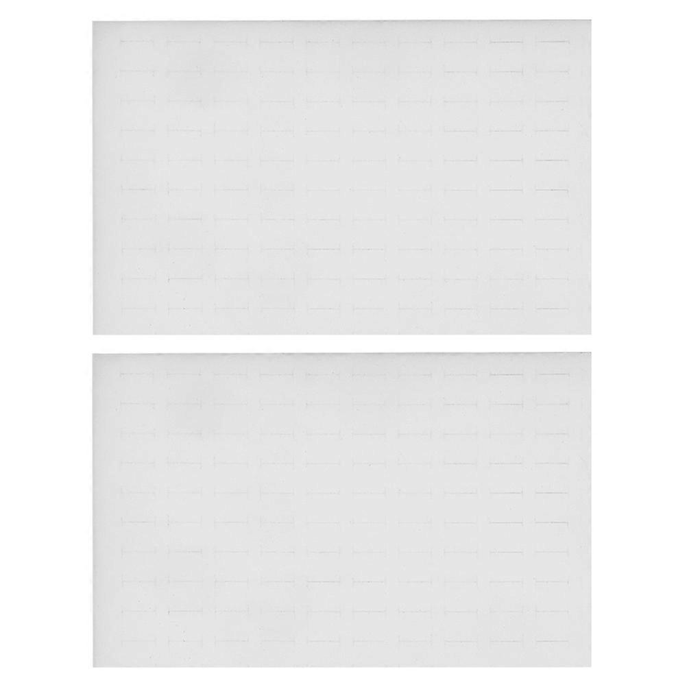 White Soft Sponge Pad for Jewelry Boxes 2Pcs Insert for Ring Display