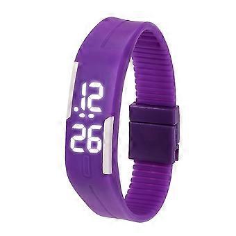 Waterproof Kids Wristband Silicone Bracelet Electronic Watch LED Touch Wrist Digital Sports Wristwatches