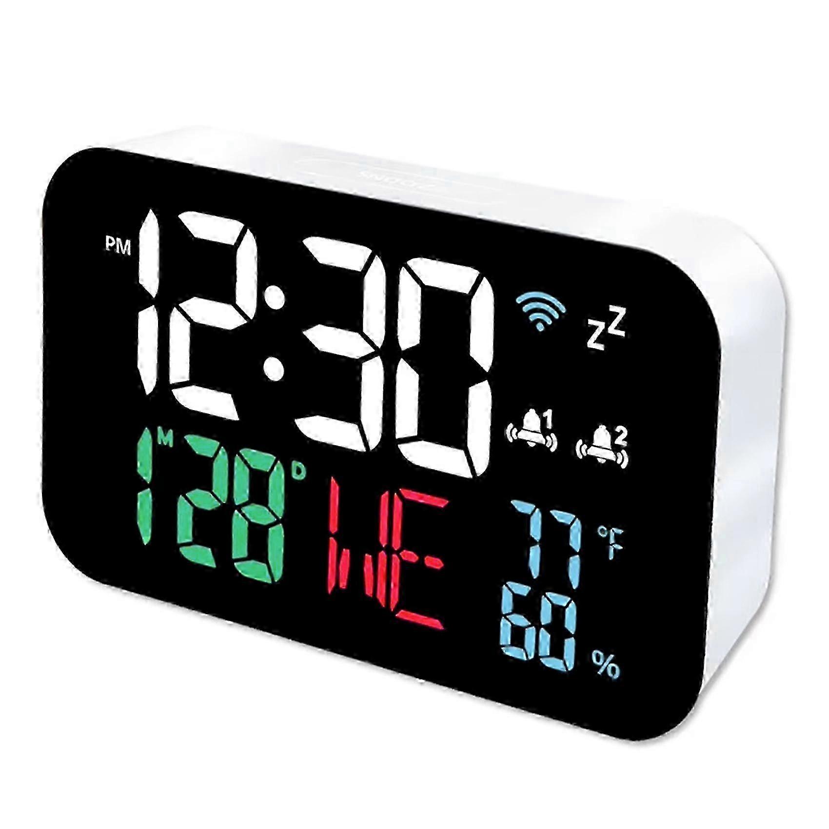 WiFi Digital LED Clock Hygrometer Thermometer