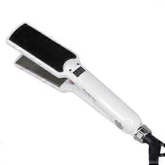 Titanium Hair Straightener with LCD Display, Fast MCH Heating, Dual Voltage Flat Iron for Travel