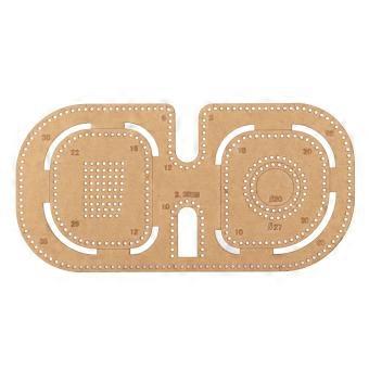 Acrylic Template DIY Transparent Craft Tools with Protective Layer for Distance Cutting Ruler Making YEMAA