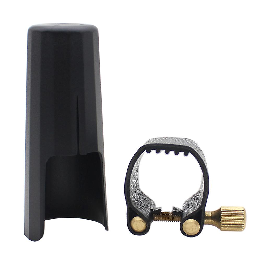 Leather Ligature Fastener With Plastic Cap For Soprano Sax Saxphone