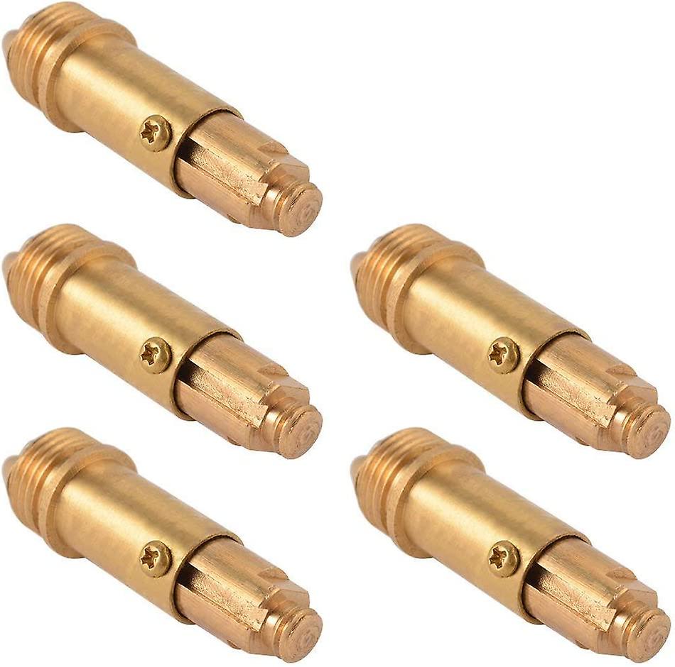 5 Pieces Pop-up Basin Brass Spring Bolt, Replacement for Most Sinks Tubs Drain Plugs
