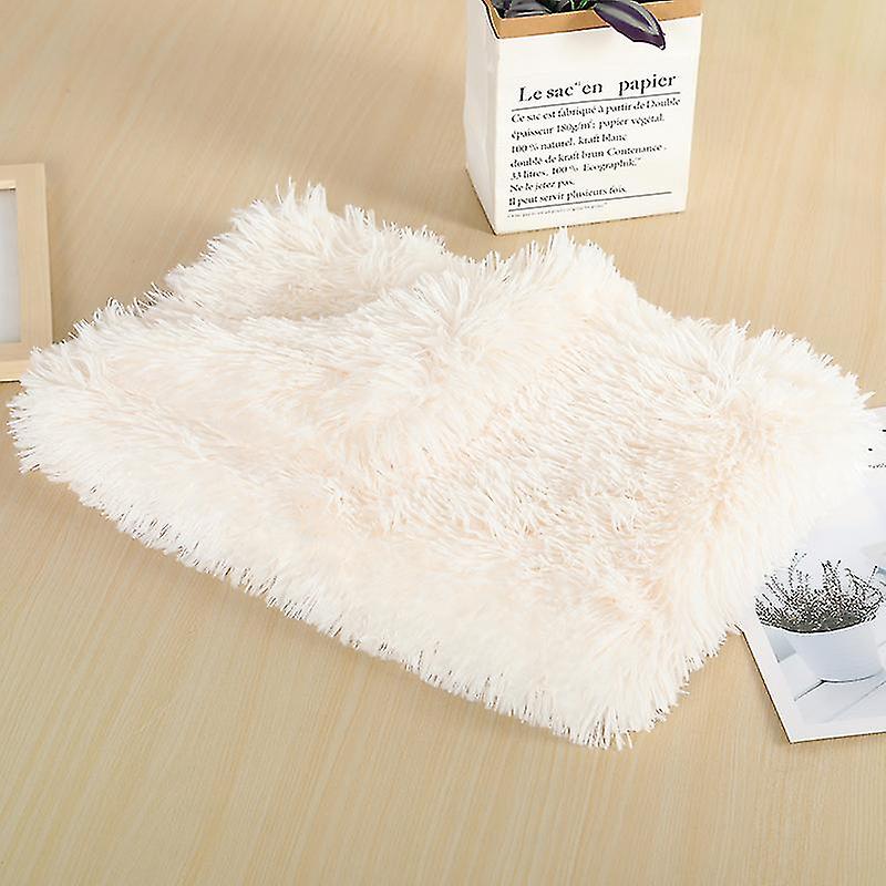Fluffy Dog Cat Blankets Puppy Cushions Washable Mat Double Plush