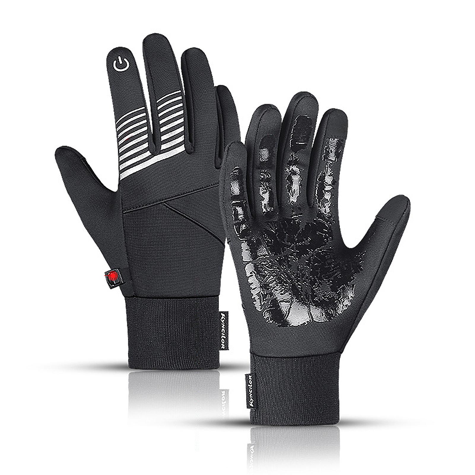 Cycling Gloves Waterproof Touchscreen Gloves Winter Warm Gloves