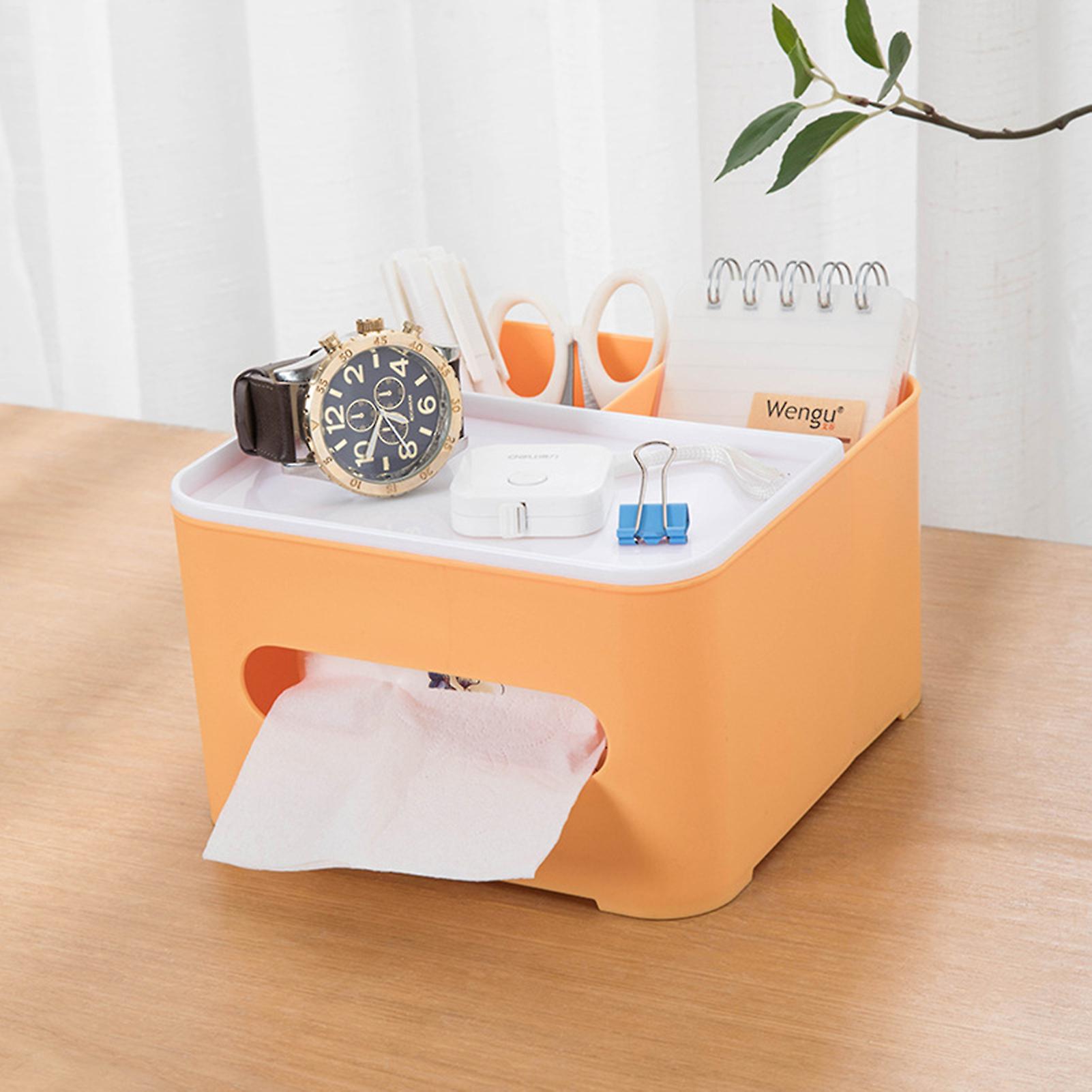 Pumping Paper Dispenser Organizer Multifunction Remote Control Holder For Desktop Drawer Bathroom Kitchen