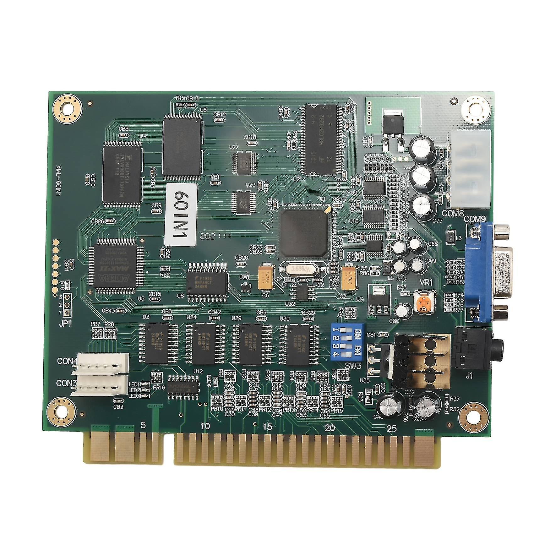 60 In 1 Classical Game Pcb Board For Jamma Game Machine Vertical Video Cga Vga Output Table Top Coi