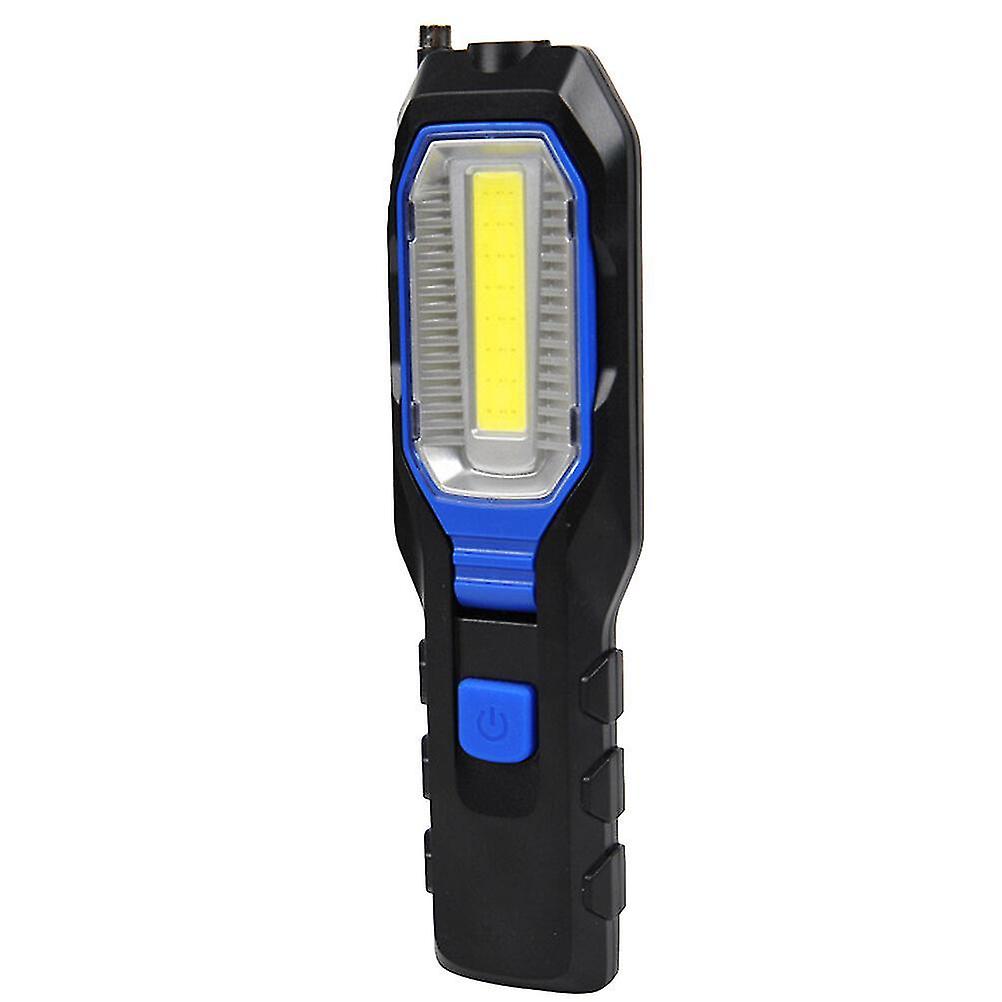 Portable Work Light Battery Powered Cob Led Work Lamp Magnetic Flashlight Inspection Torch For Repai