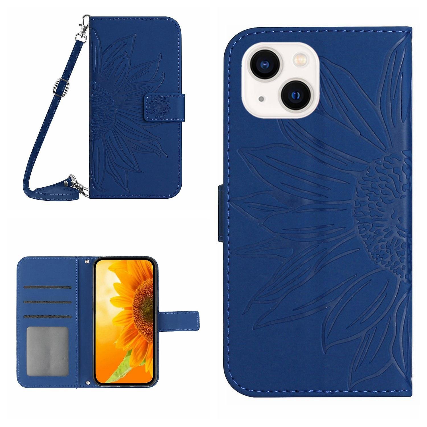 Skinnveske med snor for iPhone 15