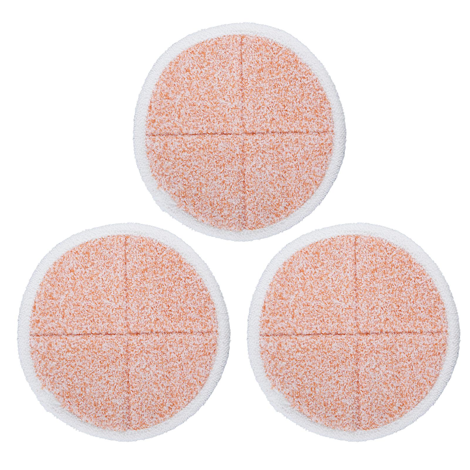 3PCS Mop Cloth Reusable Microfiber Mop Pad Mop Head Accessories for Bissell 2124/2039/2037/2039AOrange