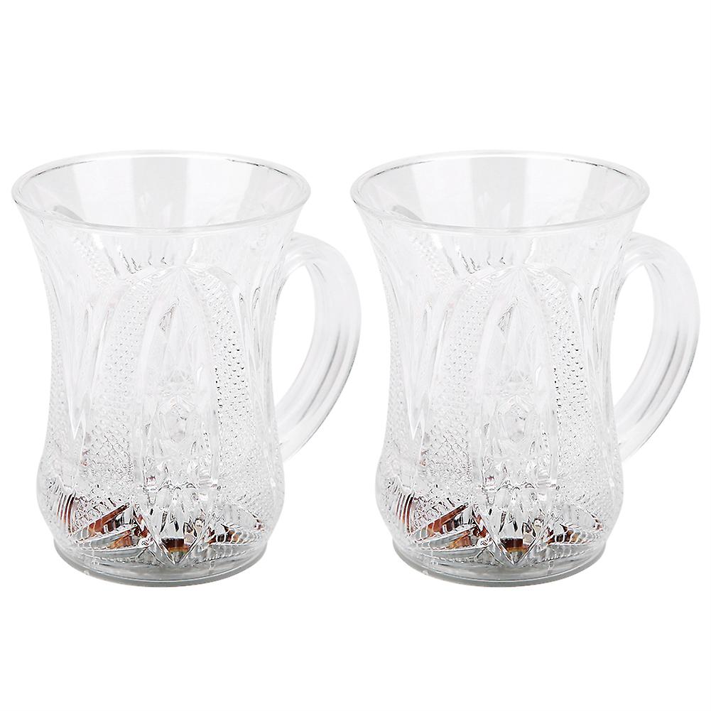 Pack 7 Colors LED Light Up Cups with Water Sensor and Handle for Kitchen Home