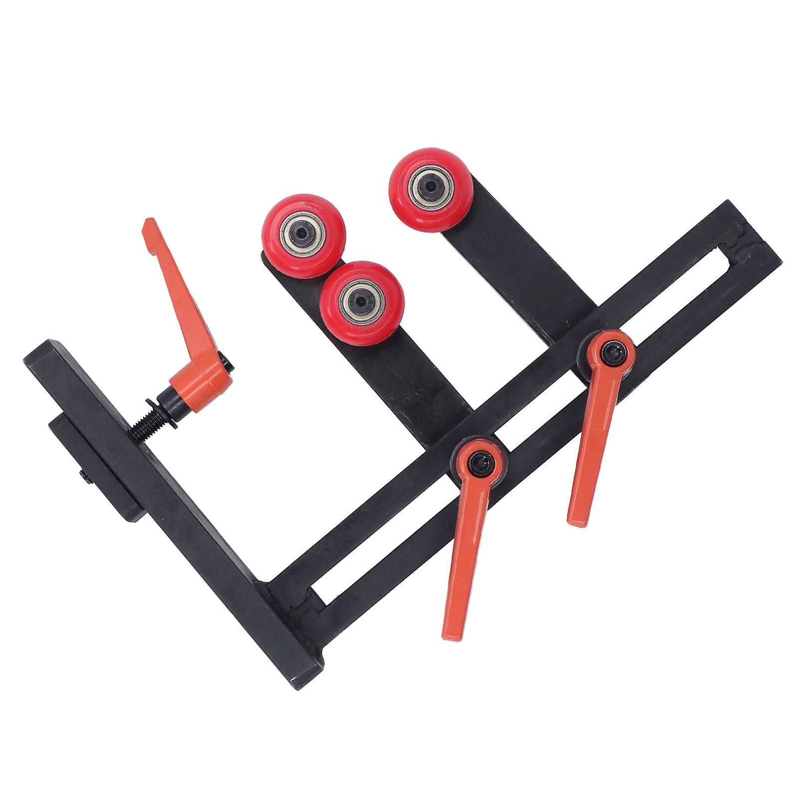 Wood Lathe Steady Rest L Shape Height Adjustable Cast Iron Woodworking Lathe Center Frame