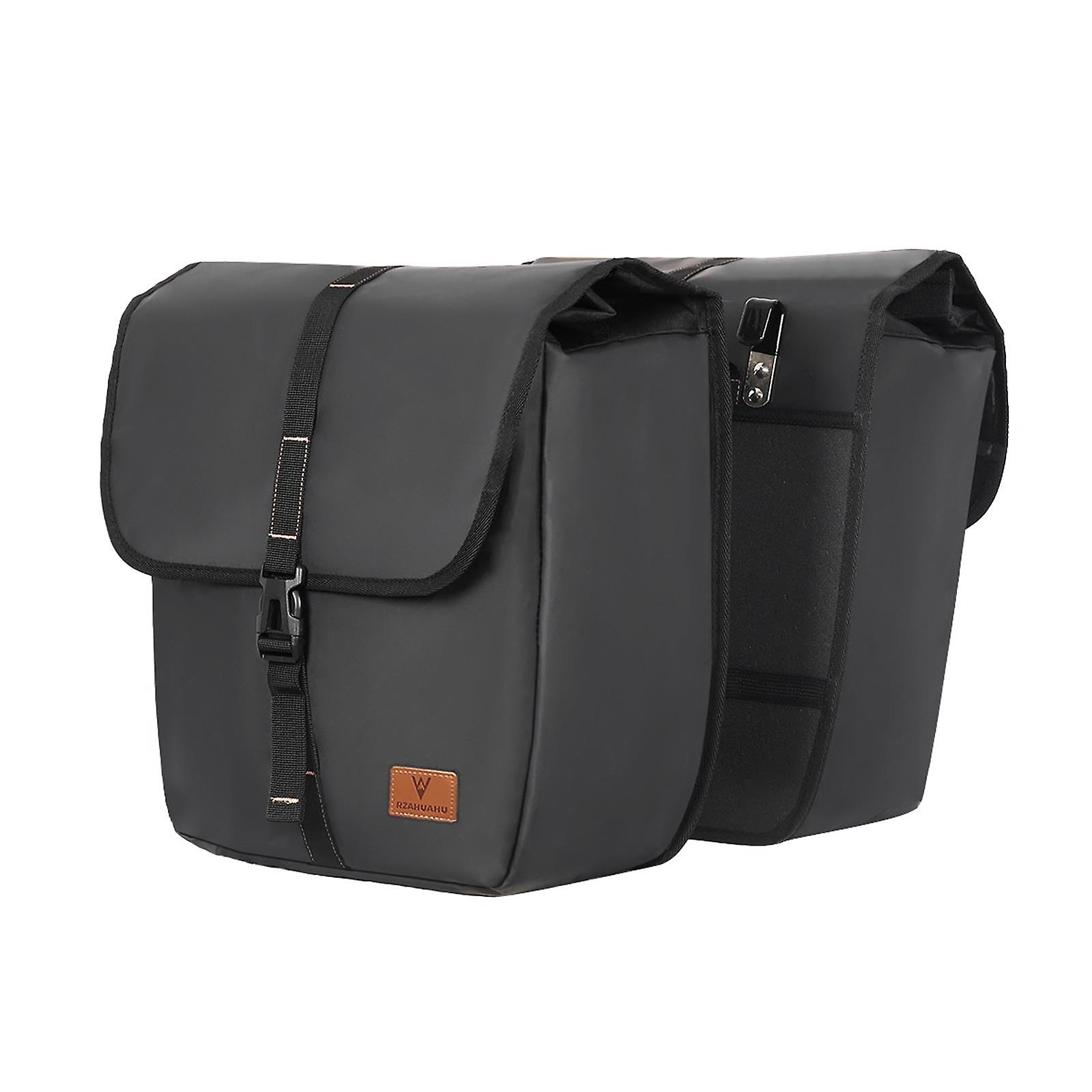 2pcs Waterproof Bike Panniers Bag Large Capacity Bicycle Rear Seat Bag