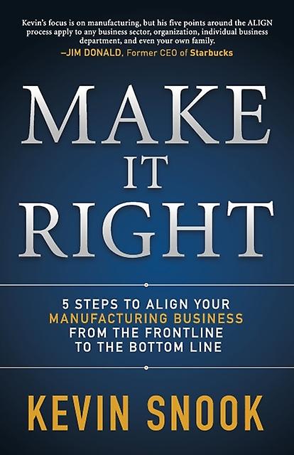 Make It Right by Kevin Snook Paperback Book