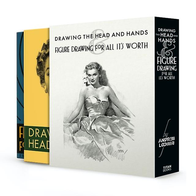 Drawing The Head And Hands Figure Drawing Box Set by Andrew Loomis Paperback Book
