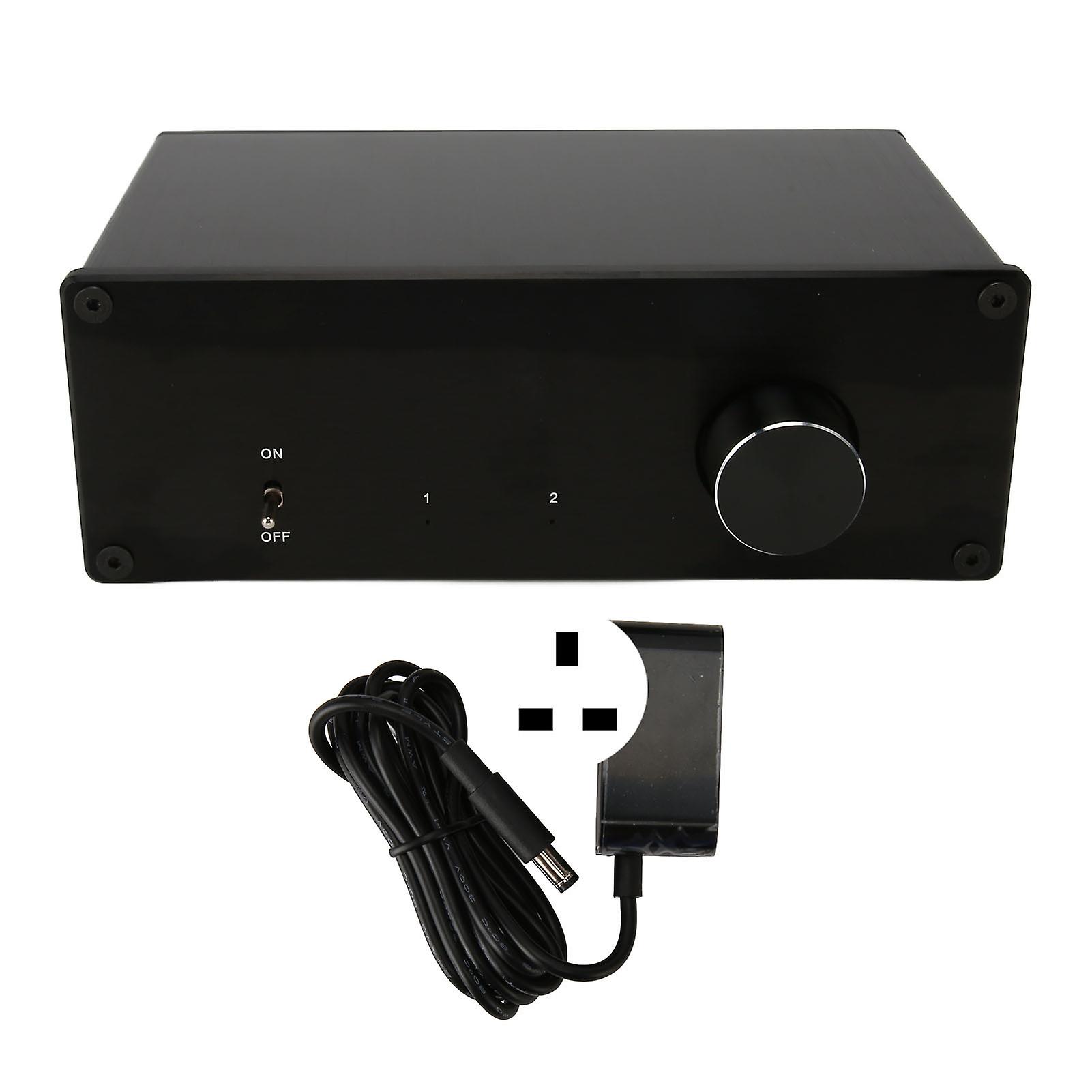 HiFi Amplifier Speaker Switcher, 1 In 2 Out or 2 In 1 Out, Lossless, 3000W, UK Plug