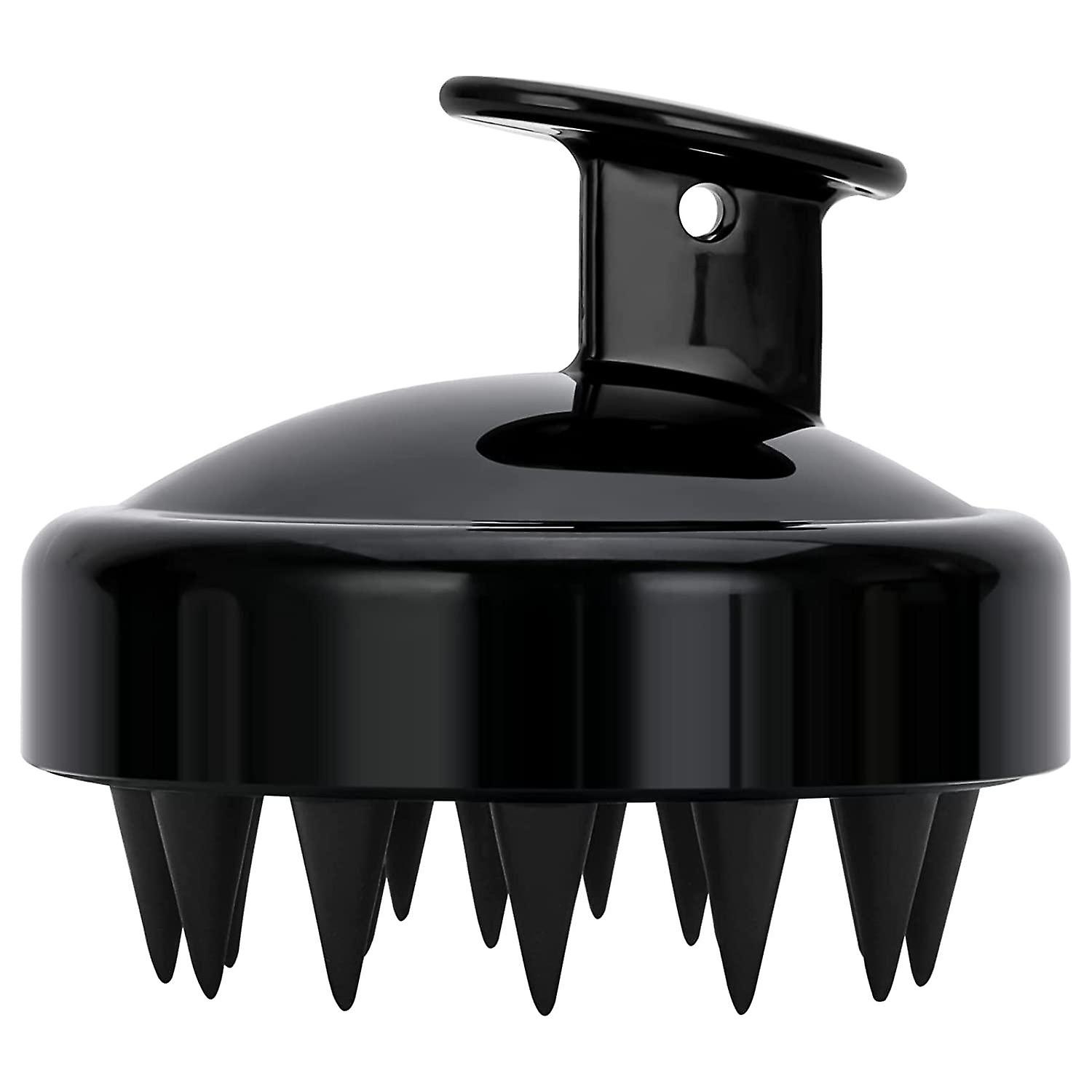 فرشاة شامبو مدلك فروة الرأس للشعر ، منظف فروة رأس سيليكون ناعم مع مقبض مريح ، جاف و 