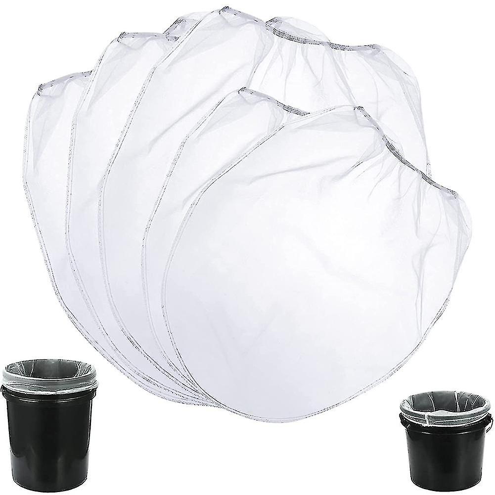 30 Stück Farbsiebbeutel 20 Stück 5 Gallonen weiße feinmaschige Filterbeutel 10 Stück1 Gallone Farbfilter-YUHAO