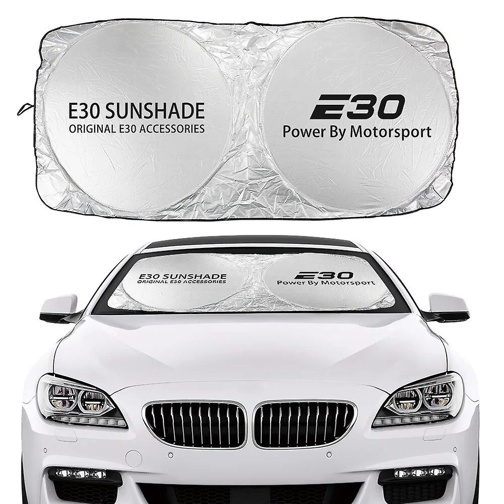For BMW E39 E46 E60 E87 E90 E28 E30 E34 E53 E61 E70 E91 E92 E62 E93 Auto Windshield Sun Visor Anti UV Car Accessories~16984