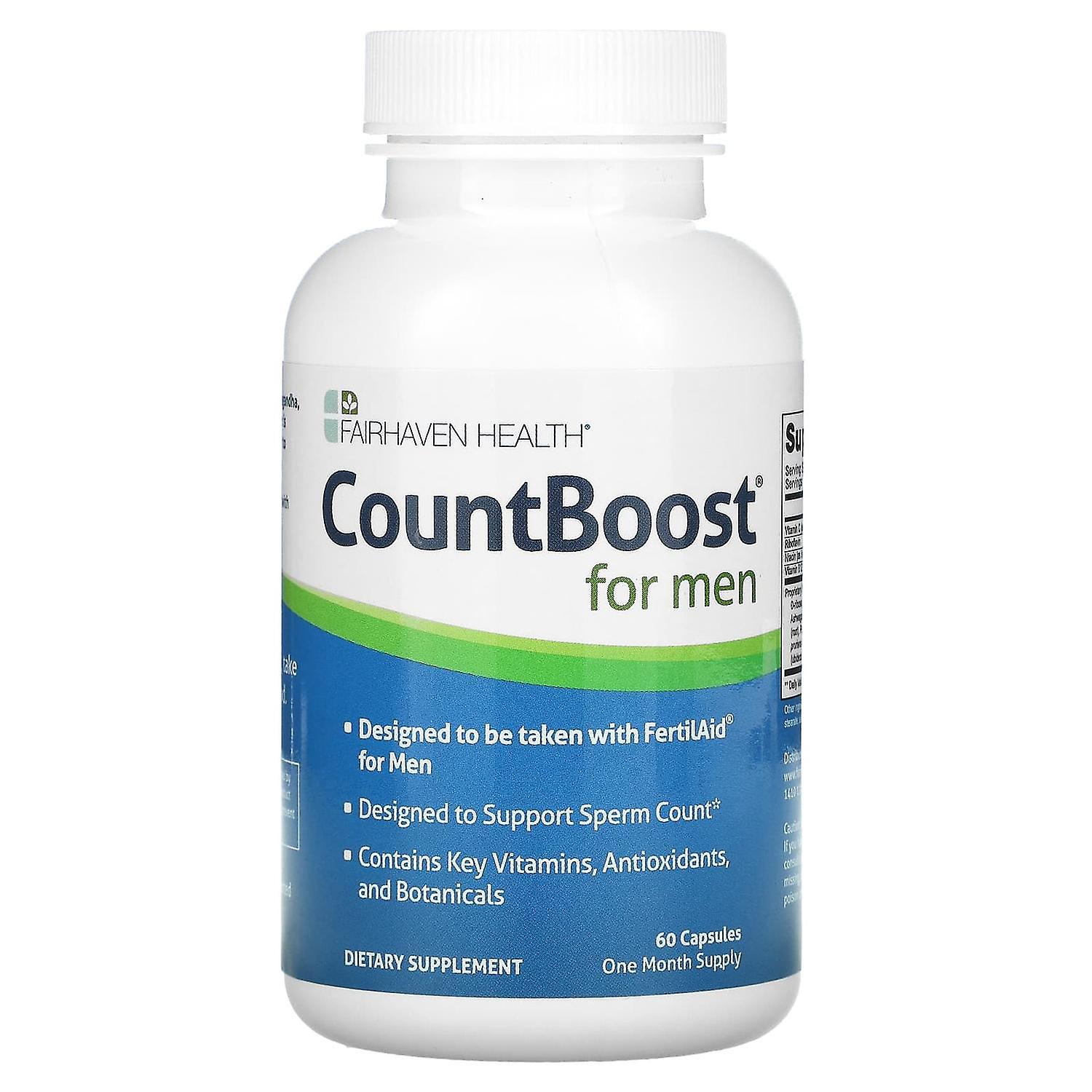Fairhaven Health, CountBoost for Men, 60 Capsules